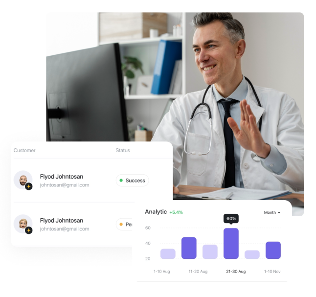 Better Patient Care With Multi-Channel Communication & Tools Engage patients better with online access, queue solutions, reminders, and feedback-driven improvements.